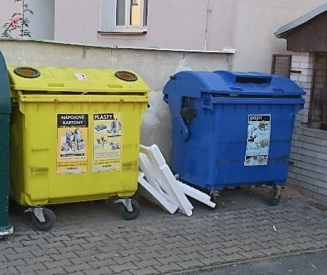 Sběr odpadního EPS (článek EKO-KOM)